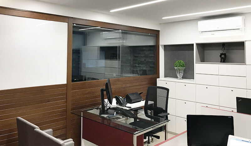 Ambiente administrativo da Pontual Garantidora
